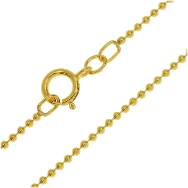 1.2mm 14k Gold Curb or Cuban Chain Necklace with Spring Ring 1.2mm 14k Gold Curb or Cuban Chain Necklace with Spring Ring